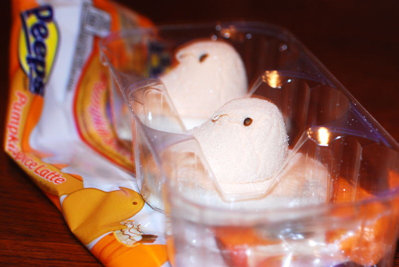 Illustration for article titled Pumpkin Spice Latte Peeps Are No Friends Of Mine, Spice Up Regret